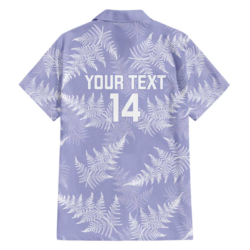 New Zealand Silver Fern Rugby Custom Family Matching Summer Maxi Dress and Hawaiian Shirt Go Aotearoa Champions Purple Version - Polynesian Pride