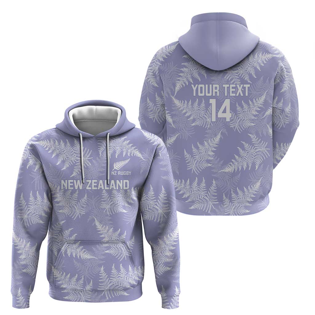 New Zealand Silver Fern Rugby Custom Hoodie Go Aotearoa Champions Purple Version - Polynesian Pride