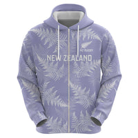 New Zealand Silver Fern Rugby Custom Hoodie Go Aotearoa Champions Purple Version - Polynesian Pride