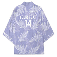 New Zealand Silver Fern Rugby Custom Kimono Go Aotearoa Champions Purple Version - Polynesian Pride