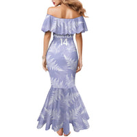 New Zealand Silver Fern Rugby Custom Mermaid Dress Go Aotearoa Champions Purple Version - Polynesian Pride