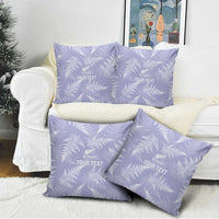 New Zealand Silver Fern Rugby Custom Pillow Cover Go Aotearoa Champions Purple Version - Polynesian Pride
