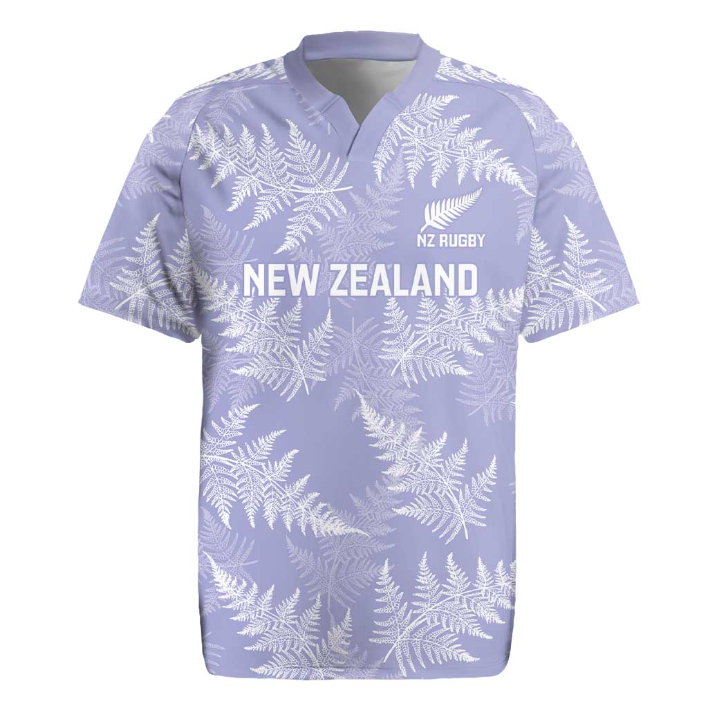 New Zealand Silver Fern Rugby Custom Rugby Jersey Go Aotearoa Champions Purple Version - Polynesian Pride
