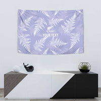 New Zealand Silver Fern Rugby Custom Tapestry Go Aotearoa Champions Purple Version - Polynesian Pride