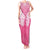 New Zealand Breast Cancer Awareness Tank Maxi Dress Maori Butterfly Pink Ribbon - Polynesian Pride