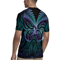 Suicide Prevention New Zealand Rugby Jersey Aotearoa Maori Butterfly Mix Silver Fern - Polynesian Pride