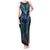 Suicide Prevention New Zealand Tank Maxi Dress Aotearoa Maori Butterfly Mix Silver Fern - Polynesian Pride