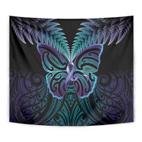Suicide Prevention New Zealand Tapestry Aotearoa Maori Butterfly Mix Silver Fern - Polynesian Pride