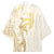 Gold and White Hawaii Kimono Hammerhead Shark Tattoo Curve Polynesian - Polynesian Pride