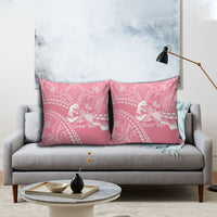 Personalised Polynesia Breast Cancer Awareness Pillow Cover Brave Strong Butterfly Pink Ribbon LT14 - Polynesian Pride