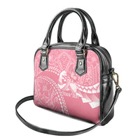 Personalised Polynesia Breast Cancer Awareness Shoulder Handbag Brave Strong Butterfly Pink Ribbon LT14 - Polynesian Pride