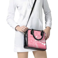 Personalised Polynesia Breast Cancer Awareness Shoulder Handbag Brave Strong Butterfly Pink Ribbon LT14 - Polynesian Pride