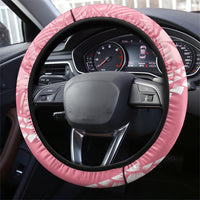 Polynesia Breast Cancer Awareness Steering Wheel Cover Brave Strong Butterfly Pink Ribbon LT14 - Polynesian Pride