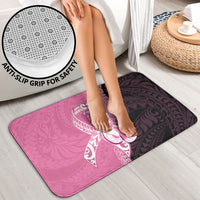Polynesia Breast Cancer Awareness Bathroom Set Fight With Hope Pink Ribbon Boxing Gloves LT14 - Polynesian Pride