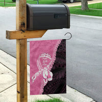 Polynesia Breast Cancer Awareness Garden Flag Fight With Hope Pink Ribbon Boxing Gloves LT14 - Polynesian Pride