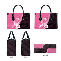 Polynesia Breast Cancer Awareness Leather Bag Fight With Hope Pink Ribbon Boxing Gloves LT14 - Polynesian Pride