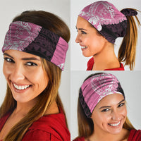 Polynesia Breast Cancer Awareness Neck Gaiter Fight With Hope Pink Ribbon Boxing Gloves LT14 - Polynesian Pride