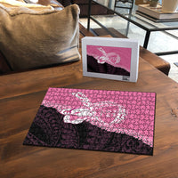 Polynesia Breast Cancer Awareness Puzzle Fight With Hope Pink Ribbon Boxing Gloves LT14 - Polynesian Pride