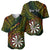 Personalised Polynesian Darts Baseball Jersey Dart Lovers Tribal Pattern Mix Tropical Leaves LT14 - Polynesian Pride