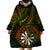 Personalised Polynesian Darts Wearable Blanket Hoodie Dart Lovers Tribal Pattern Mix Tropical Leaves LT14 - Polynesian Pride