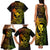 Hawaii Family Matching Tank Maxi Dress and Hawaiian Shirt Fish Hook Tattoo Mix Polynesian Plumeria Reggae Version LT14 - Polynesian Pride