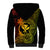 Hawaii Sherpa Hoodie Fish Hook Tattoo Mix Polynesian Plumeria Reggae Version LT14 - Polynesian Pride