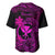 Hawaii Baseball Jersey Fish Hook Tattoo Mix Polynesian Plumeria Pink Version LT14 - Polynesian Pride