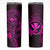 Hawaii Skinny Tumbler Fish Hook Tattoo Mix Polynesian Plumeria Pink Version