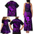 Hawaii Family Matching Tank Maxi Dress and Hawaiian Shirt Fish Hook Tattoo Mix Polynesian Plumeria Purple Version LT14 - Polynesian Pride