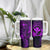 Hawaii Tumbler With Handle Fish Hook Tattoo Mix Polynesian Plumeria Purple Version