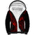 Hawaii Sherpa Hoodie Fish Hook Tattoo Mix Polynesian Plumeria Red Version LT14 Unisex Red - Polynesian Pride