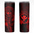 Hawaii Skinny Tumbler Fish Hook Tattoo Mix Polynesian Plumeria Red Version