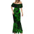 Hawaii Mermaid Dress Fish Hook Tattoo Mix Polynesian Plumeria Green Version LT14 - Polynesian Pride