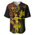 Hawaii Baseball Jersey Hula Girl Mix Polynesian Plumeria Reggae Version LT14 Reggae - Polynesian Pride