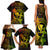 Hawaii Family Matching Tank Maxi Dress and Hawaiian Shirt Hula Girl Mix Polynesian Plumeria Reggae Version LT14 - Polynesian Pride