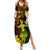 Hawaii Summer Maxi Dress Hula Girl Mix Polynesian Plumeria Reggae Version LT14 Women Reggae - Polynesian Pride