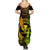 Hawaii Summer Maxi Dress Hula Girl Mix Polynesian Plumeria Reggae Version LT14 - Polynesian Pride