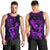 Hawaii Men Tank Top Hula Girl Mix Polynesian Plumeria Purple Version LT14 - Polynesian Pride