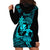 Hawaii Hoodie Dress Hula Girl Mix Polynesian Plumeria Turquoise Version LT14 - Polynesian Pride