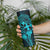 Hawaii Skinny Tumbler Hula Girl Mix Polynesian Plumeria Turquoise Version