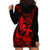 Hawaii Hoodie Dress Hula Girl Mix Polynesian Plumeria Red Version LT14 - Polynesian Pride