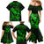 Hawaii Family Matching Mermaid Dress and Hawaiian Shirt Hula Girl Mix Polynesian Plumeria Green Version LT14 - Polynesian Pride