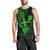 Hawaii Men Tank Top Hula Girl Mix Polynesian Plumeria Green Version LT14 - Polynesian Pride