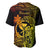 Hawaii Baseball Jersey King Kamehameha Mix Polynesian Plumeria Reggae Version LT14 - Polynesian Pride