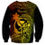 Hawaii Sweatshirt King Kamehameha Mix Polynesian Plumeria Reggae Version LT14 - Polynesian Pride
