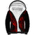 Hawaii Sherpa Hoodie King Kamehameha Mix Polynesian Plumeria Red Version LT14 Unisex Red - Polynesian Pride