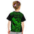 Hawaii Kid T Shirt King Kamehameha Mix Polynesian Plumeria Green Version LT14 - Polynesian Pride