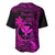 Hawaii Baseball Jersey Pineapple Mix Polynesian Plumeria Pink Version LT14 - Polynesian Pride