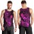 Hawaii Men Tank Top Pineapple Mix Polynesian Plumeria Pink Version LT14 - Polynesian Pride