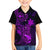 Hawaii Family Matching Off Shoulder Short Dress and Hawaiian Shirt Pineapple Mix Polynesian Plumeria Purple Version LT14 Son's Shirt Purple - Polynesian Pride